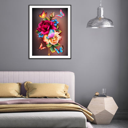 Flower - Full Round Drill Diamond Painting 40*50CM