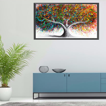 Ink Tree - Full Round Drill Diamond Painting 80*40CM