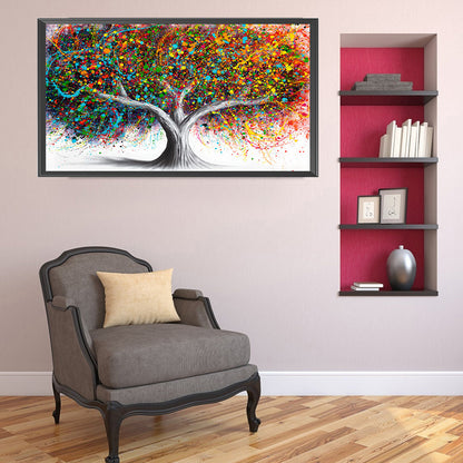 Ink Tree - Full Round Drill Diamond Painting 80*40CM