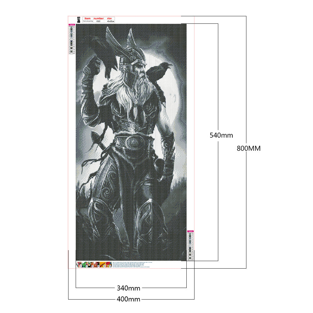 Armor Warrior - Full Round Drill Diamond Painting 40*80CM