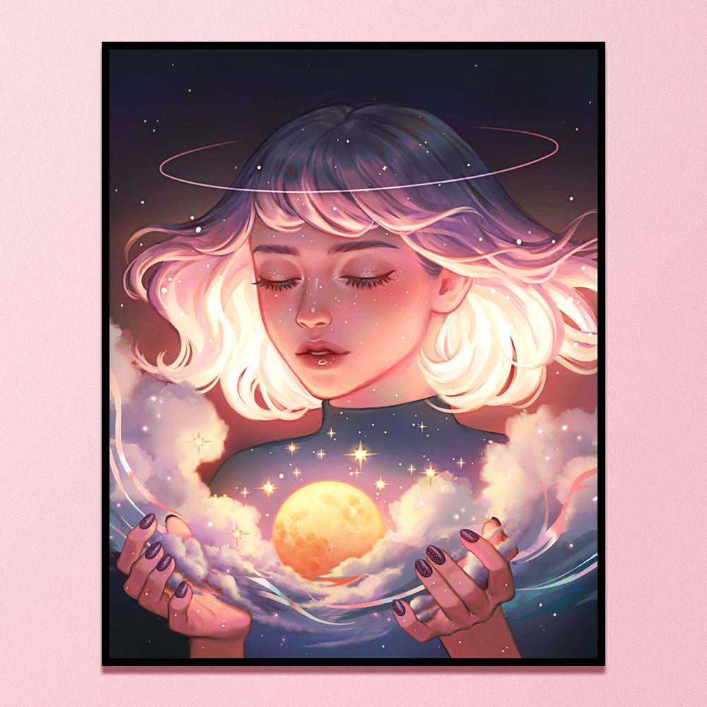 Fantasy Beauty - 11CT Stamped Cross Stitch 40*50CM