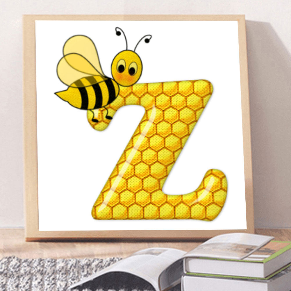 Bee - Full Round Drill Diamond Painting 30*30CM