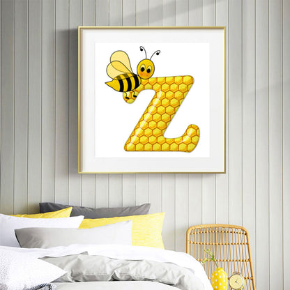 Bee - Full Round Drill Diamond Painting 30*30CM