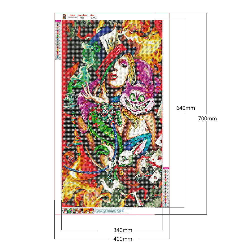 Alice - Full Round Drill Diamond Painting 40*70CM