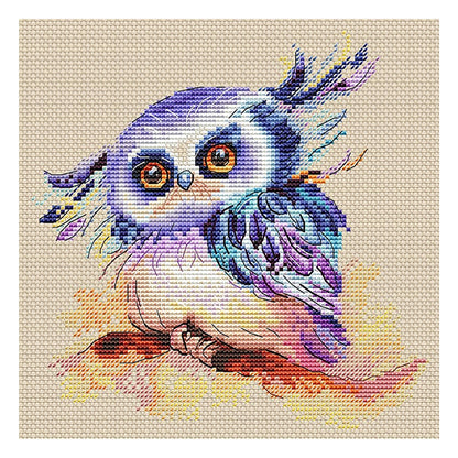 Owl - 11CT Stamped Cross Stitch 50*50CM