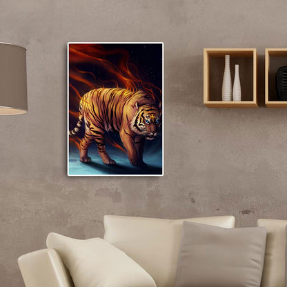 Tiger - Full Round Drill Diamond Painting 50*60CM