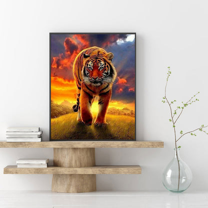 Tiger - Full Round Drill Diamond Painting 50*60CM