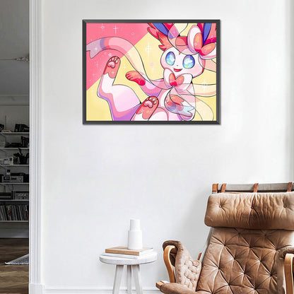 Cartoon Rabbit - Full Round Drill Diamond Painting 60*50CM