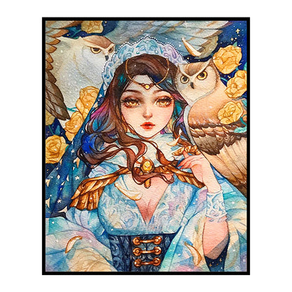 Watercolor Beauty - 11CT Stamped Cross Stitch 40*50CM