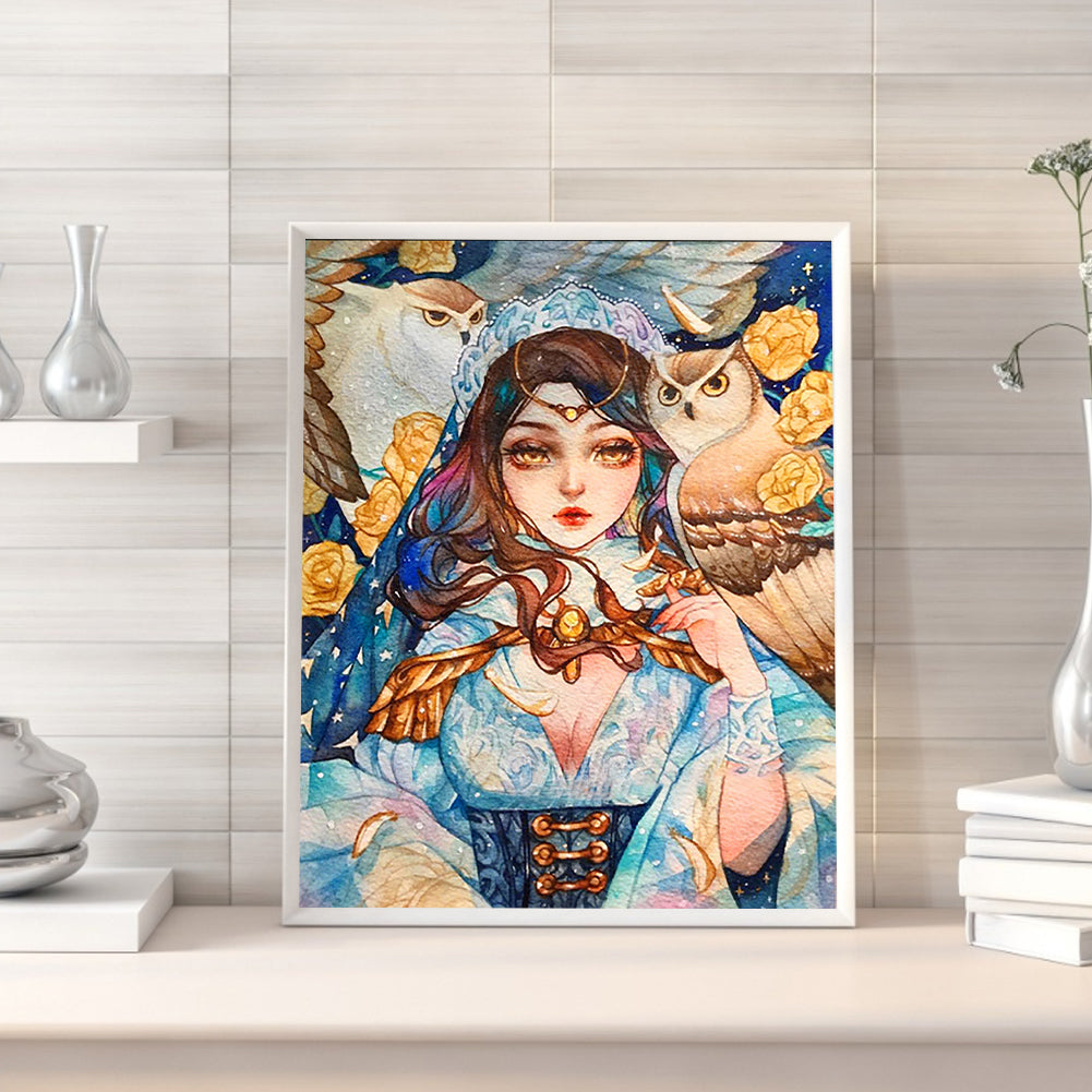 Watercolor Beauty - 11CT Stamped Cross Stitch 40*50CM