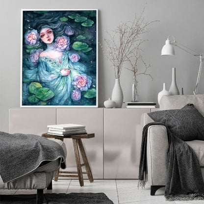 Watercolor Beauty - 11CT Stamped Cross Stitch 40*50CM