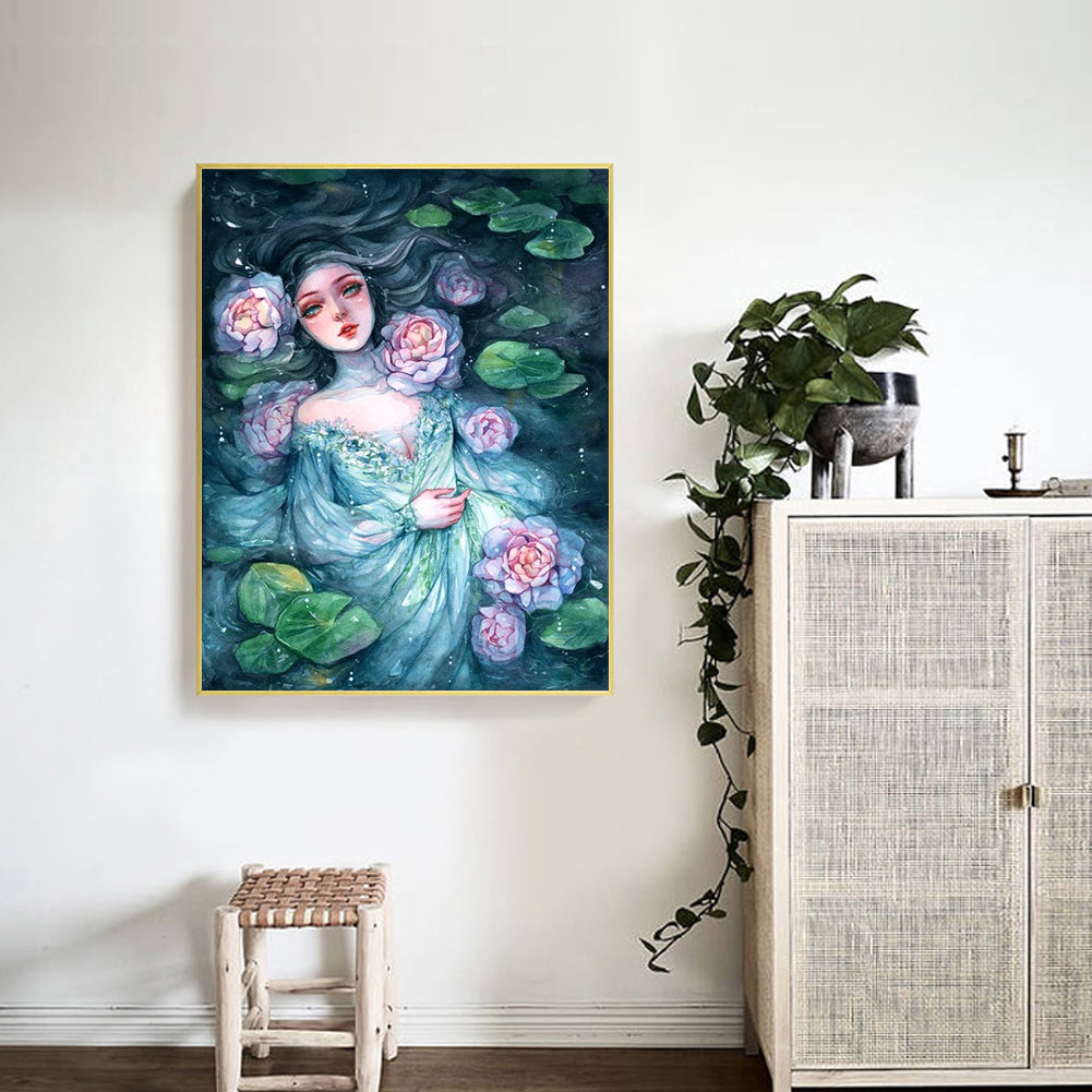 Watercolor Beauty - 11CT Stamped Cross Stitch 40*50CM