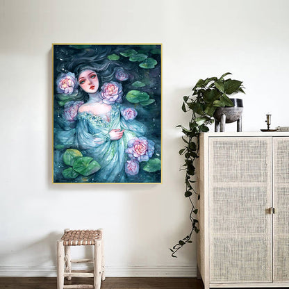 Watercolor Beauty - 11CT Stamped Cross Stitch 40*50CM