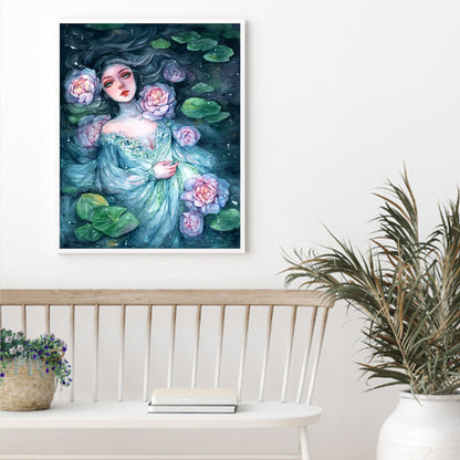 Watercolor Beauty - 11CT Stamped Cross Stitch 40*50CM