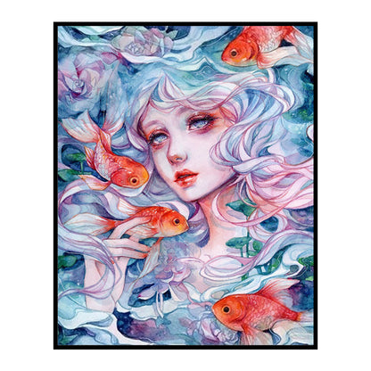 Watercolor Beauty - 11CT Stamped Cross Stitch 40*50CM