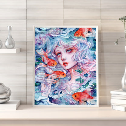 Watercolor Beauty - 11CT Stamped Cross Stitch 40*50CM