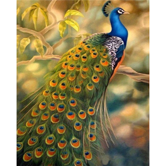 Peacock - Full Square Drill Diamond Painting 40*50CM