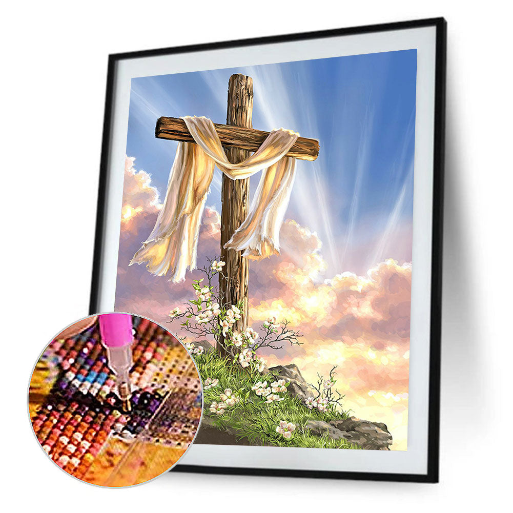 Cross - Full Square Drill Diamond Painting 50*60CM