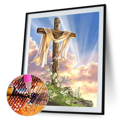 Cross - Full Square Drill Diamond Painting 50*60CM