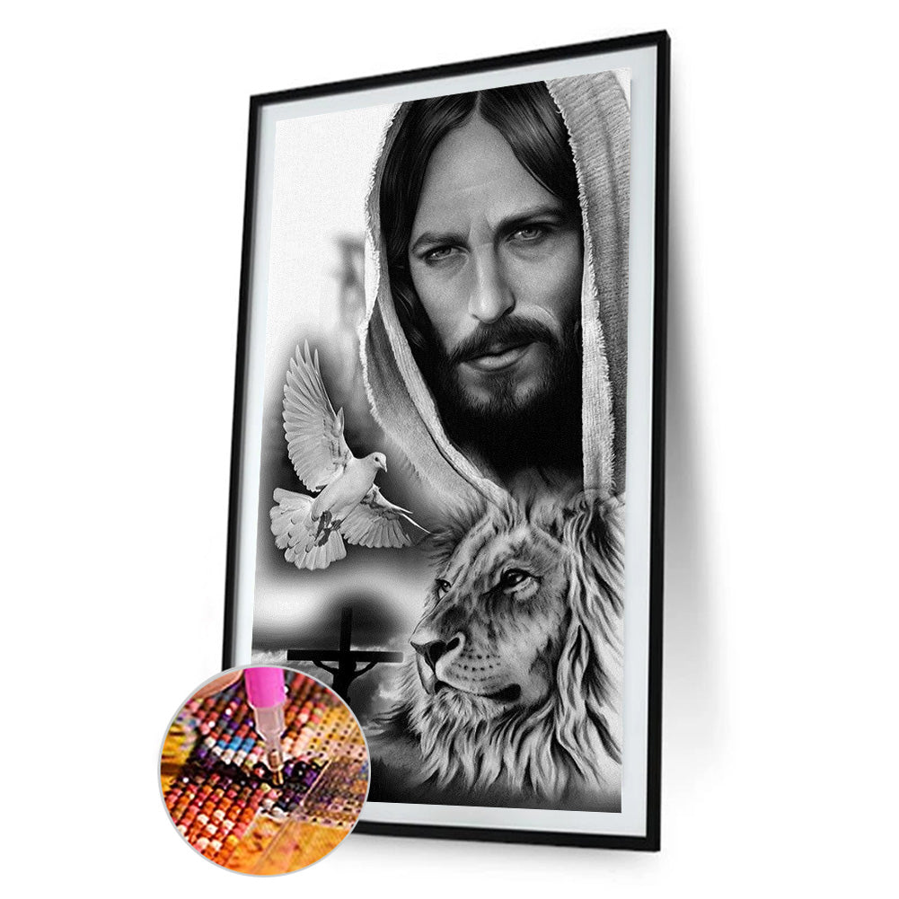 Jesus Prays For Peace - Full Round Drill Diamond Painting 40*70CM