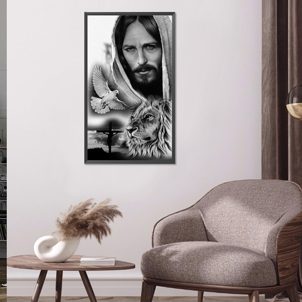 Jesus Prays For Peace - Full Round Drill Diamond Painting 40*70CM