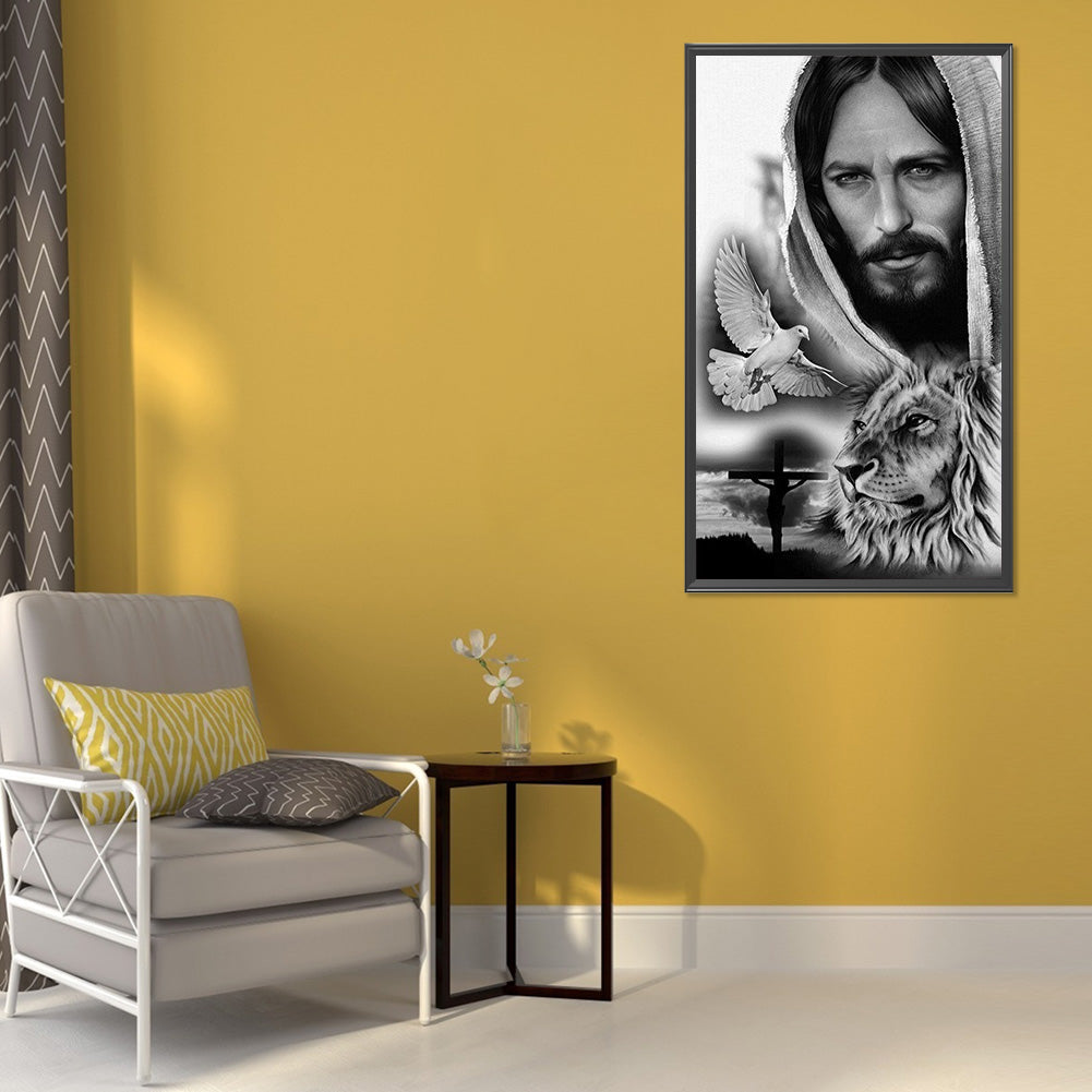 Jesus Prays For Peace - Full Round Drill Diamond Painting 40*70CM