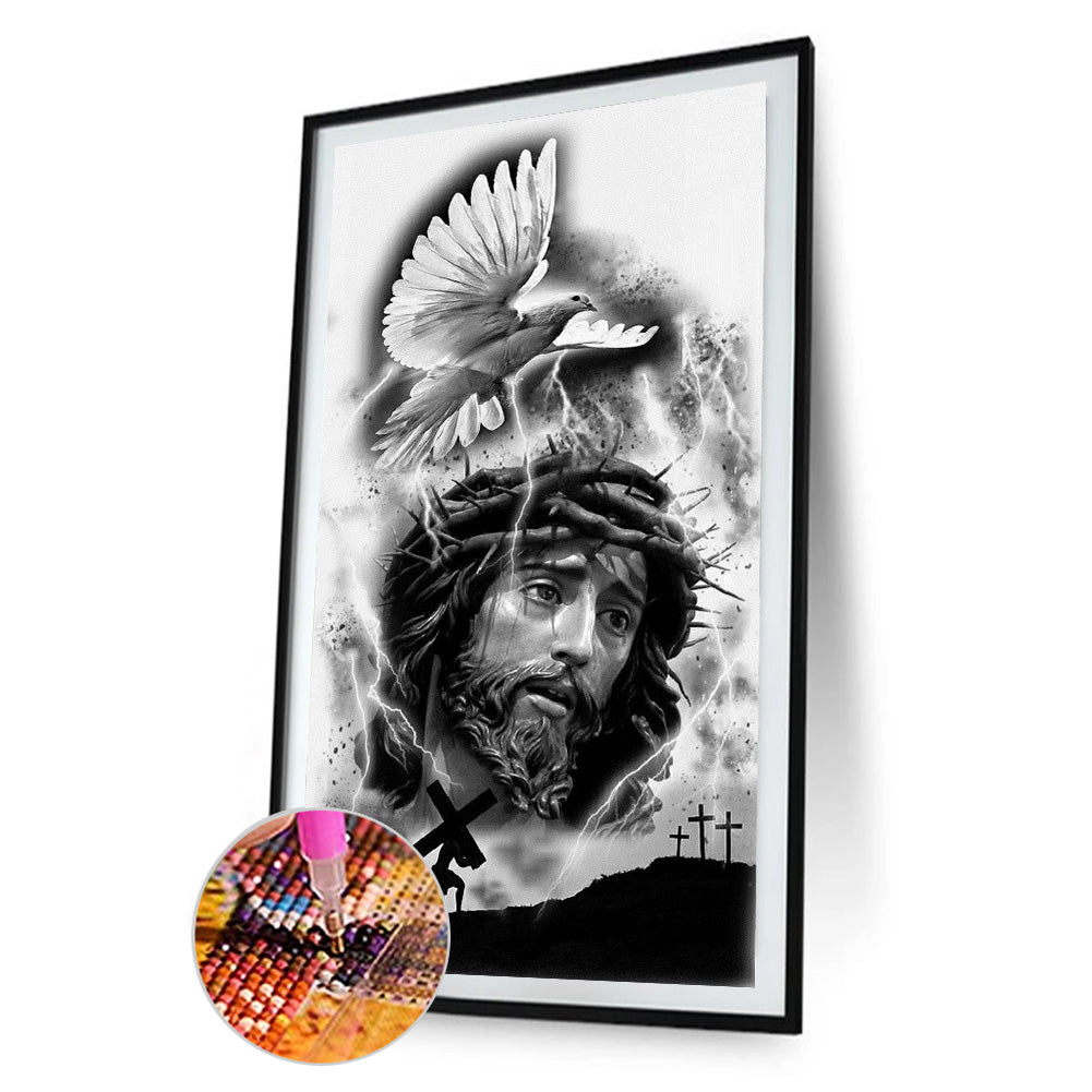 Jesus Prays For Peace - Full Round Drill Diamond Painting 40*70CM