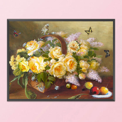 Lilac - 11CT Stamped Cross Stitch 50*40CM