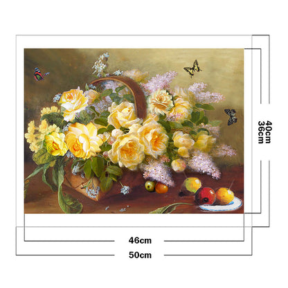 Lilac - 11CT Stamped Cross Stitch 50*40CM