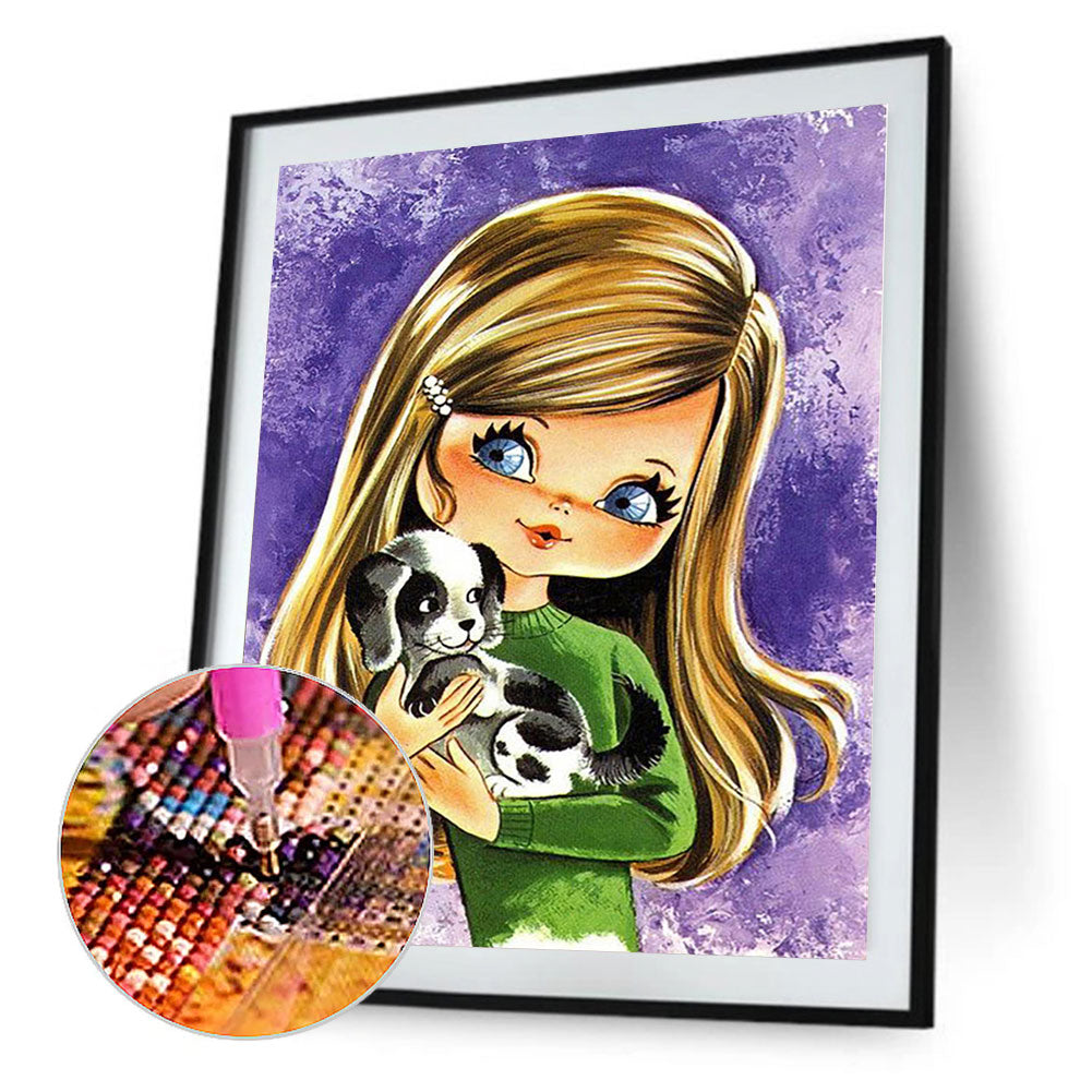 Woman - Full Round Drill Diamond Painting 40*50CM