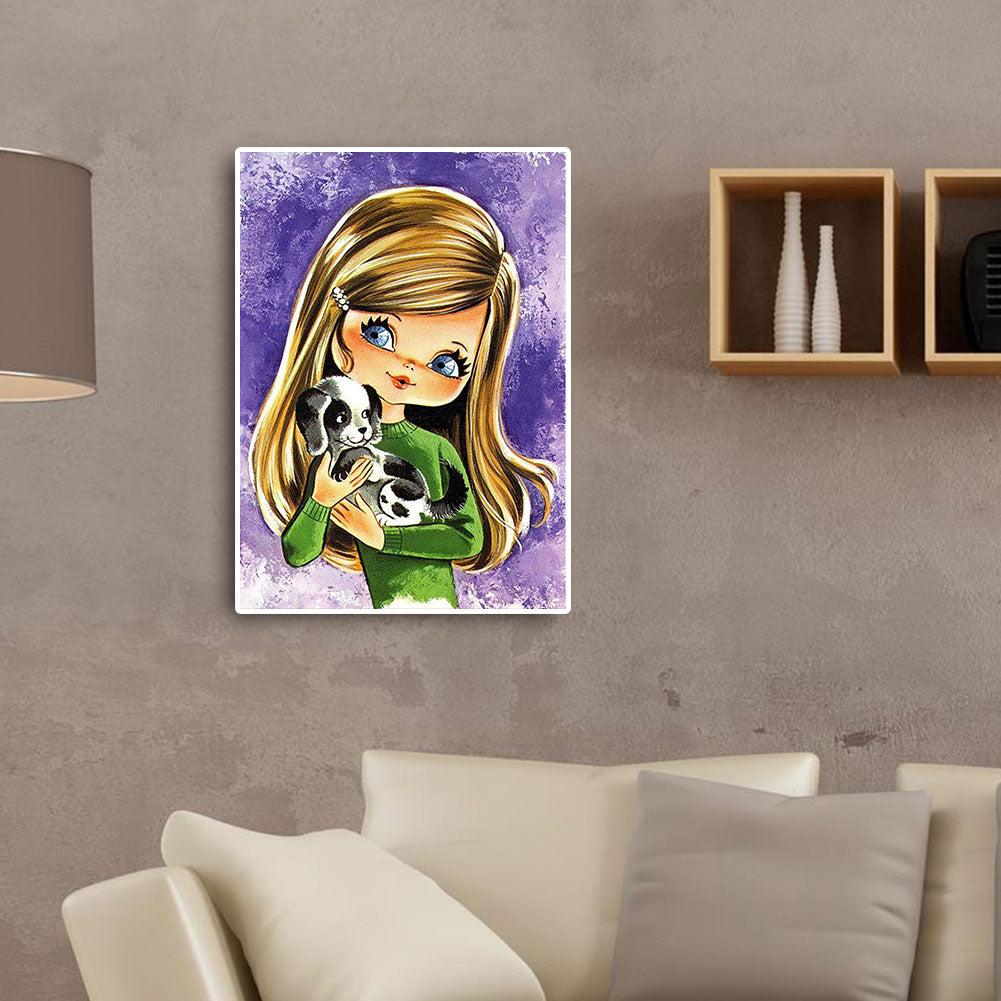 Woman - Full Round Drill Diamond Painting 40*50CM