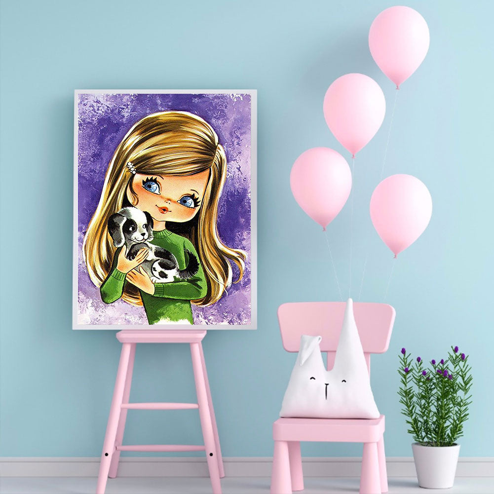 Woman - Full Round Drill Diamond Painting 40*50CM