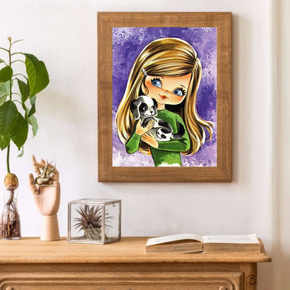 Woman - Full Round Drill Diamond Painting 40*50CM