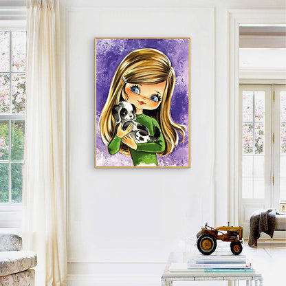 Woman - Full Round Drill Diamond Painting 40*50CM