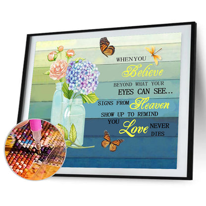 Flowers And Herbs In English - Full Round Drill Diamond Painting 50*40CM