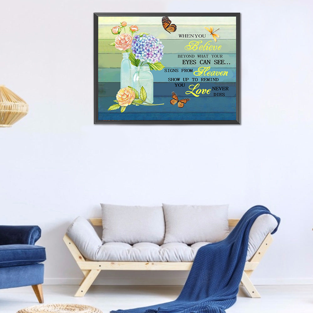 Flowers And Herbs In English - Full Round Drill Diamond Painting 50*40CM