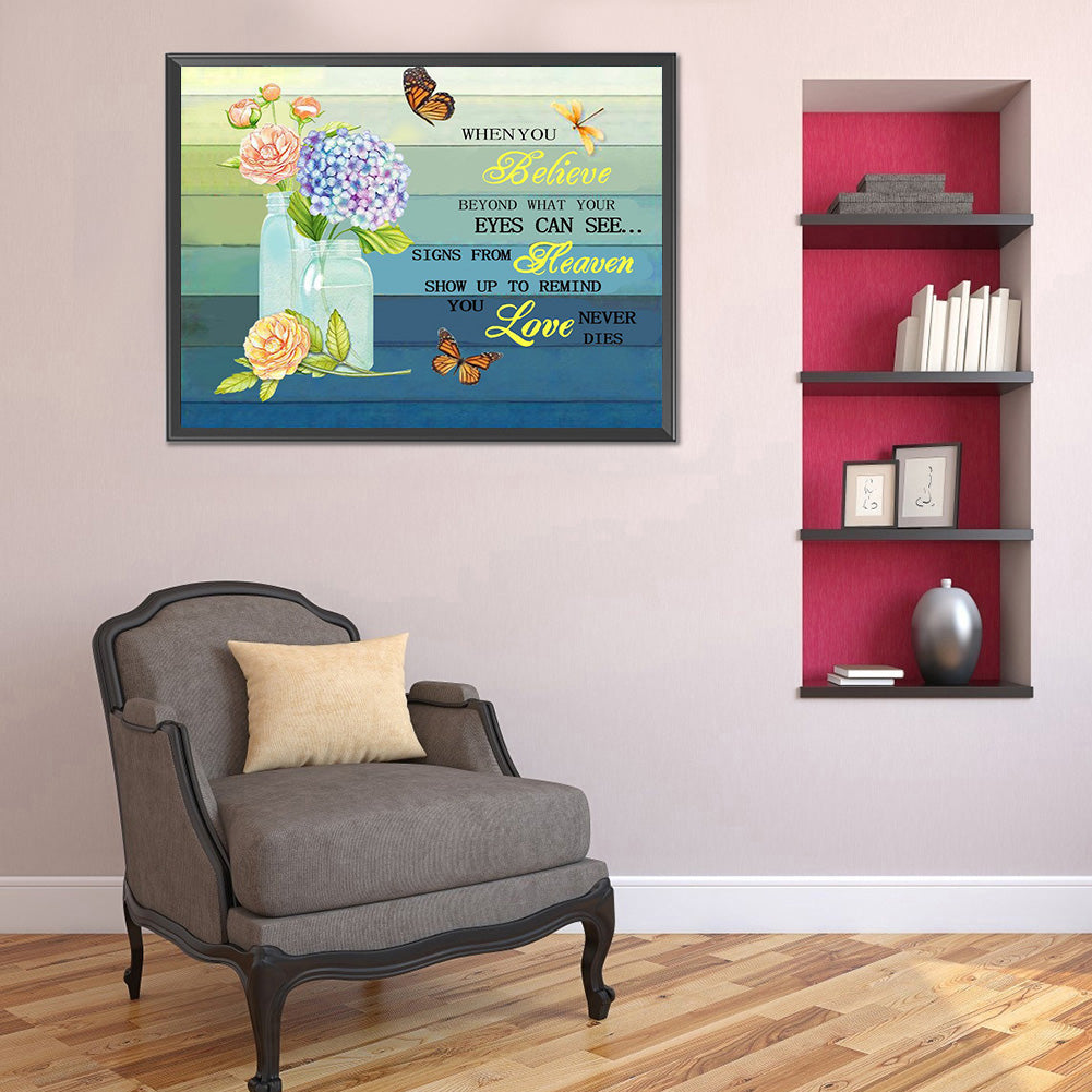 Flowers And Herbs In English - Full Round Drill Diamond Painting 50*40CM