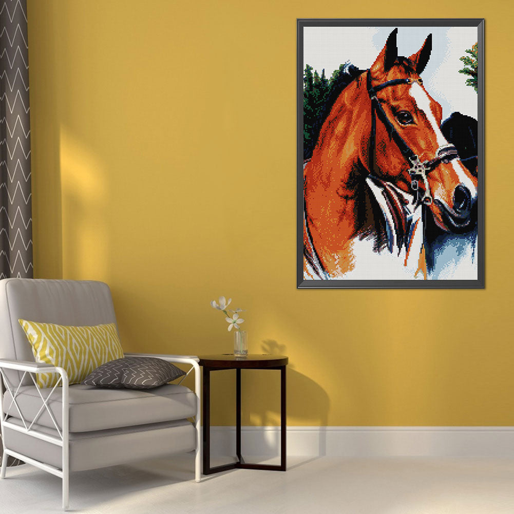 Thoroughbred - 14CT Stamped Cross Stitch 35*50CM(Joy Sunday)