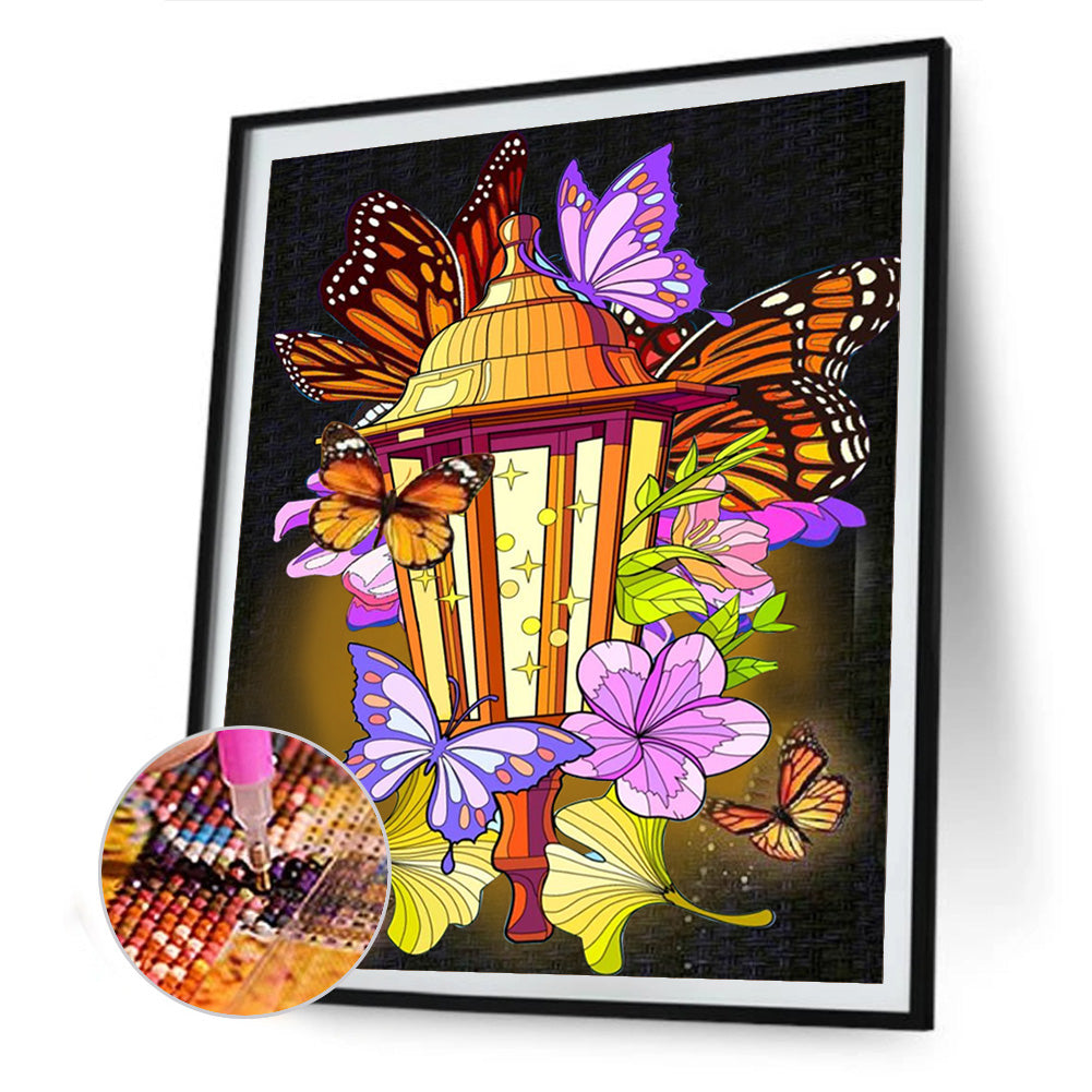 Butterfly - Full Round Drill Diamond Painting 30*40CM