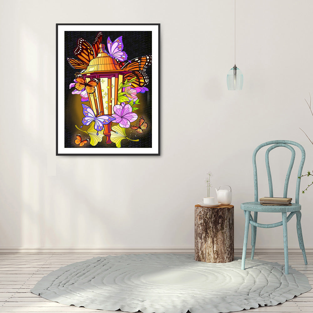 Butterfly - Full Round Drill Diamond Painting 30*40CM