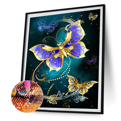 Butterfly - Full Round Drill Diamond Painting 30*40CM