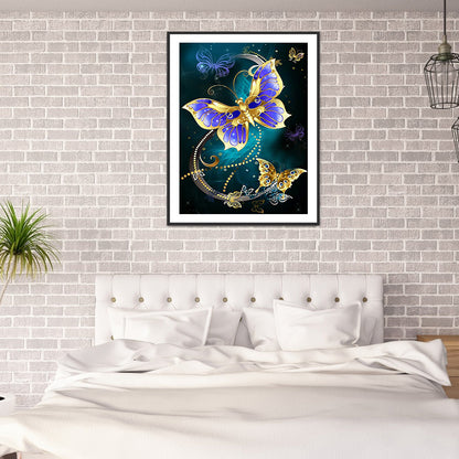 Butterfly - Full Round Drill Diamond Painting 30*40CM