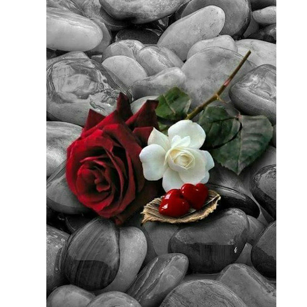 Flowers - Full Round Drill Diamond Painting 50*60CM