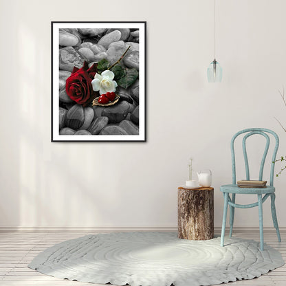 Flowers - Full Round Drill Diamond Painting 50*60CM