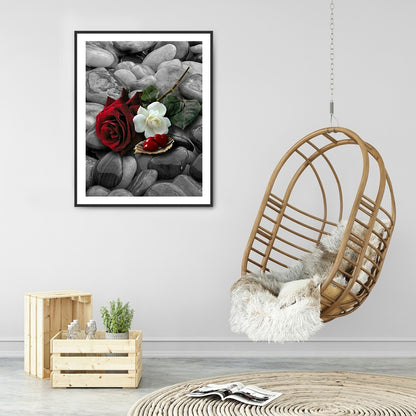 Flowers - Full Round Drill Diamond Painting 50*60CM