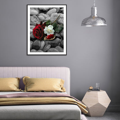 Flowers - Full Round Drill Diamond Painting 50*60CM