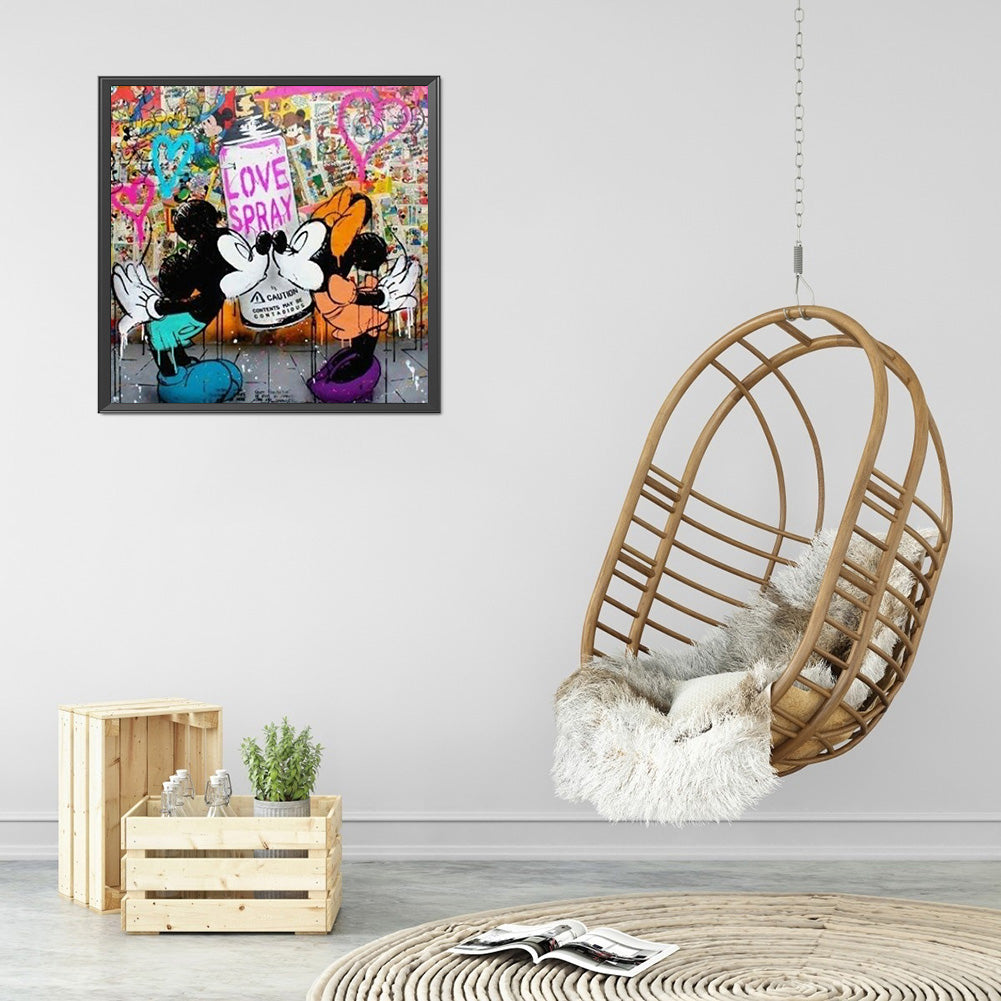 Mickey Mouse - Full Round Drill Diamond Painting 40*40CM