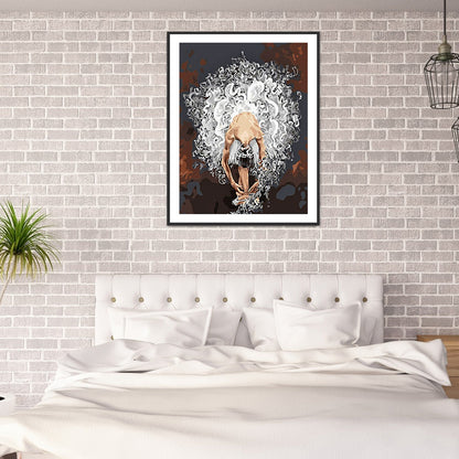 Female Dancer - Full Round Drill Diamond Painting 50*60CM