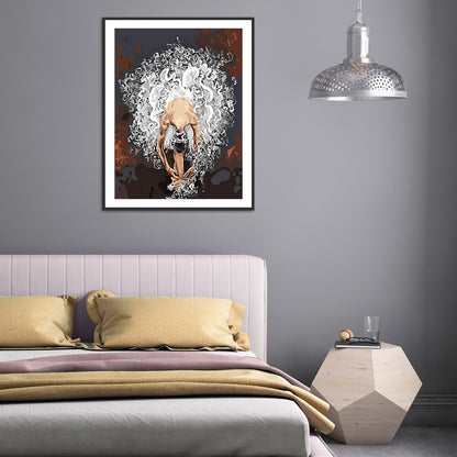 Female Dancer - Full Round Drill Diamond Painting 50*60CM