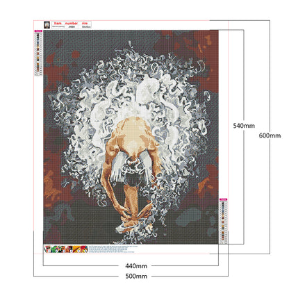 Female Dancer - Full Round Drill Diamond Painting 50*60CM
